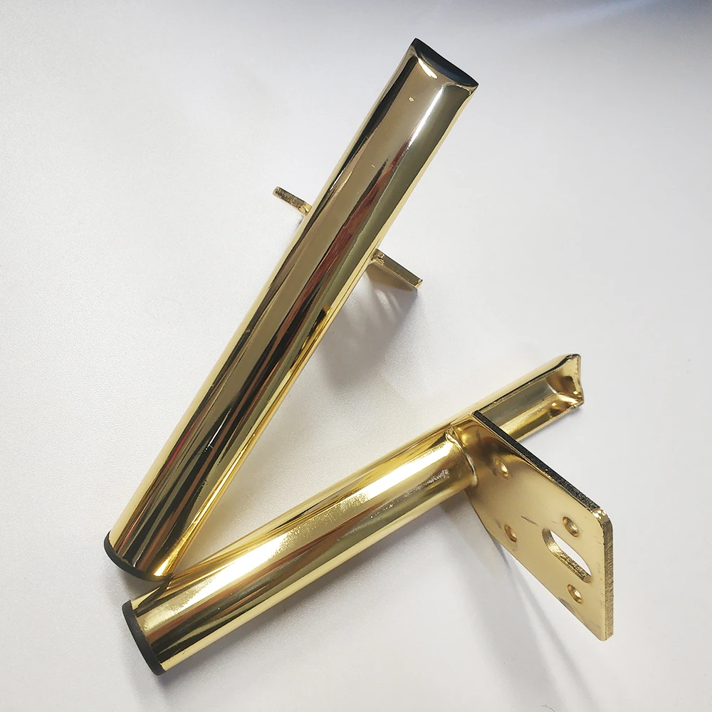 Gold 12cm metal base cabinet iron furniture table legs