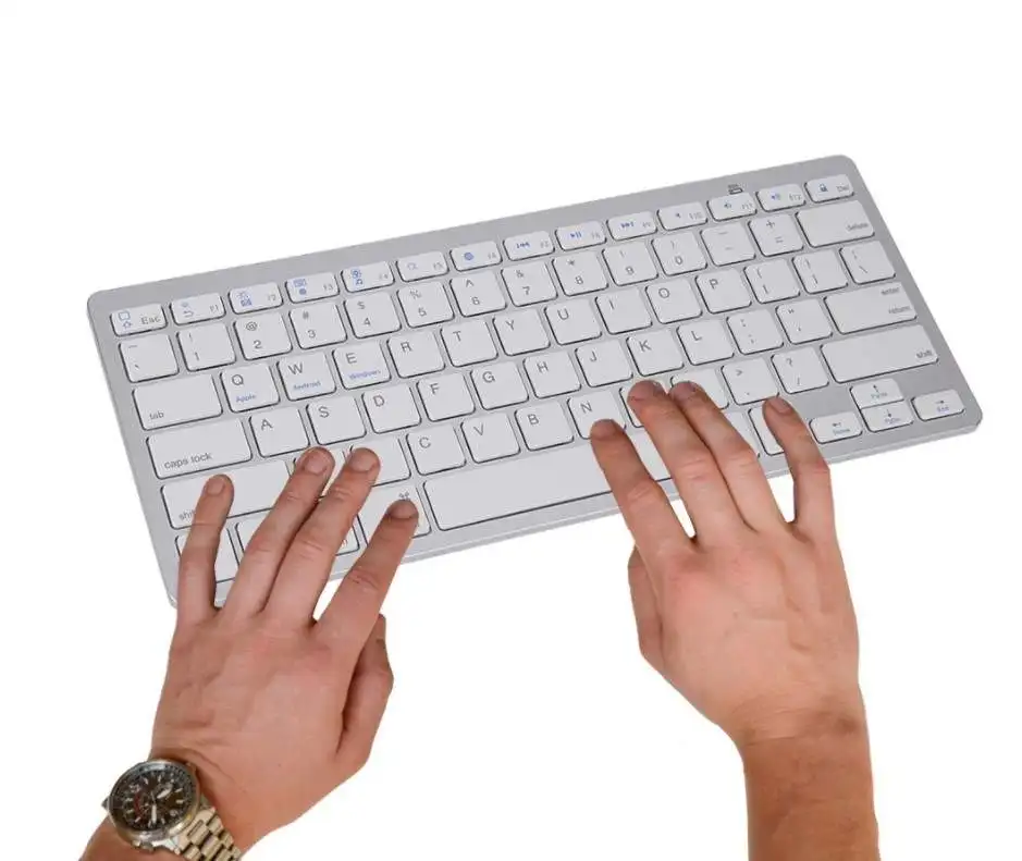 hot selling battery type German, French, Spanish, Korean, Russian, Arabic keys wireless keyboard