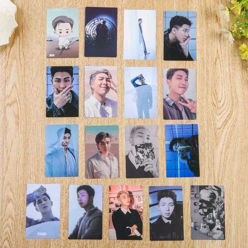 KPOP JK RM WINTER PACKAGE Proof LOMO Cards Double-sided Fashion Member Selfie Photocards Idol Group Postcards Fans Collectibles