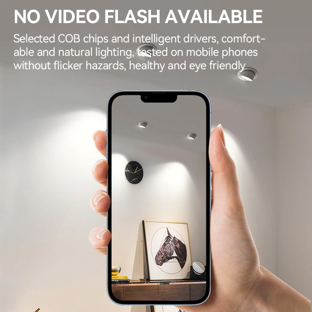 NEW Spotlight Embedded Stretchable LED Ceiling Lamp 35W Elephant Trunk Lamp Rotate Retractable LED Spot Lights COB Downlight 80