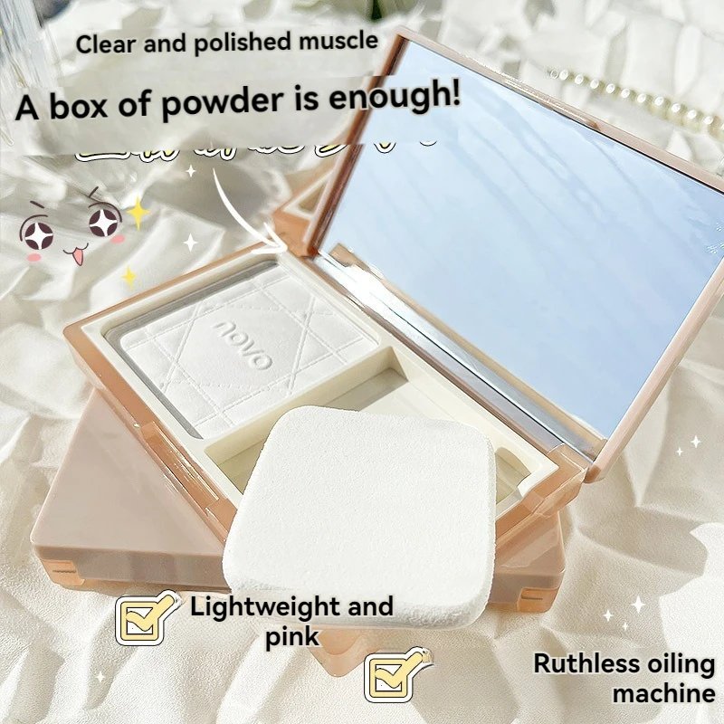 Manufacturers Wholesale Light Fog Soft Satin Skin Beautifying Powder Cosmetics Full Coverage Powder Puff