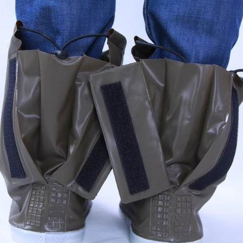 Four season Outdoor travel New style thickening can add fleece inside waterproof boots  for cycling tourism