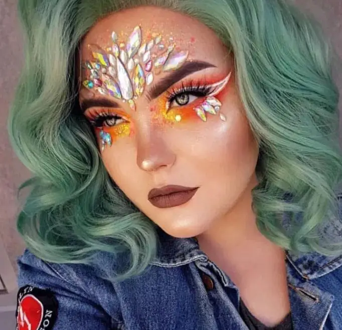 Wholesale Face Jewels Rave Gem Glitter Bling Tattoo Bindi Crystal Body Crystal Rhinestone Eye Stickers for Festival Party