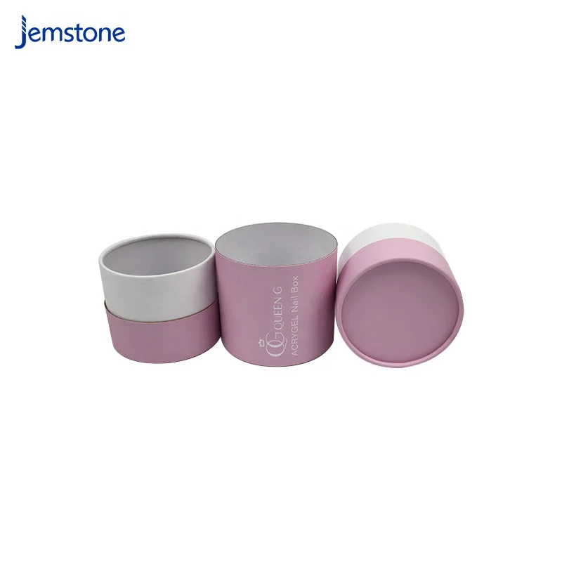 Custom Unique Kraft Paper Tube Container Cylinder Cardboard Packaging for Boob Tape Breast Cover