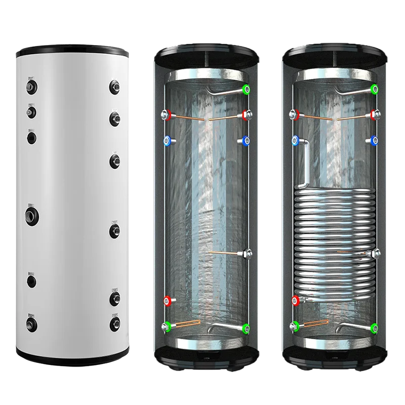 stainless steel hot water tank air source heat pump insulation domestic hot water storage tank