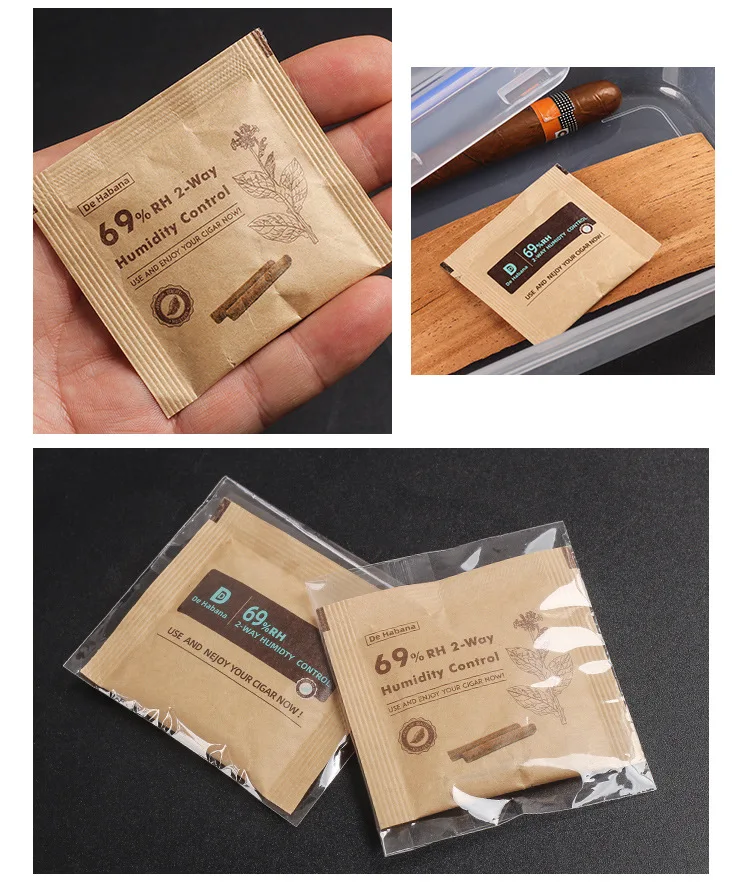 Customizable RH 69% 72% humidor humidifier 2 way humidity control pack packet for cigar