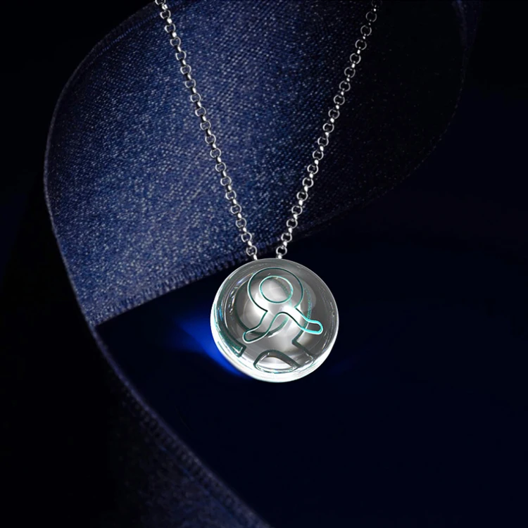 Y24 Twelve constellations resin pendant silicone mold semi-circular ball key chain mold refrigerator sticker holder mold