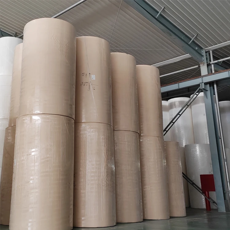 OEM Jumbo Tissue Roll Toilet Paper Bamboo Pulp Jumbo Roll Raw Material Jumbo Mother Roll Toilet Paper