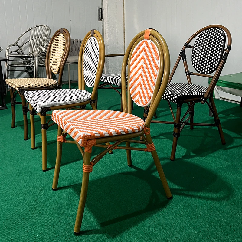 Juecheng Wholesale Rattan Chair Great Creative Colorful Outdoor Patio Furniture French Style Rattan Chair