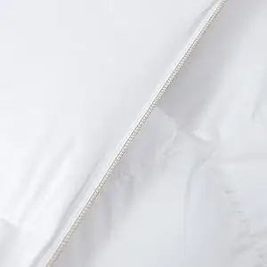 Wholesale Cheap White Goose down Luxury Comforter Duvet Insert 750 Super Fill Power 500 Thread Count Quilted with Cotton Filling