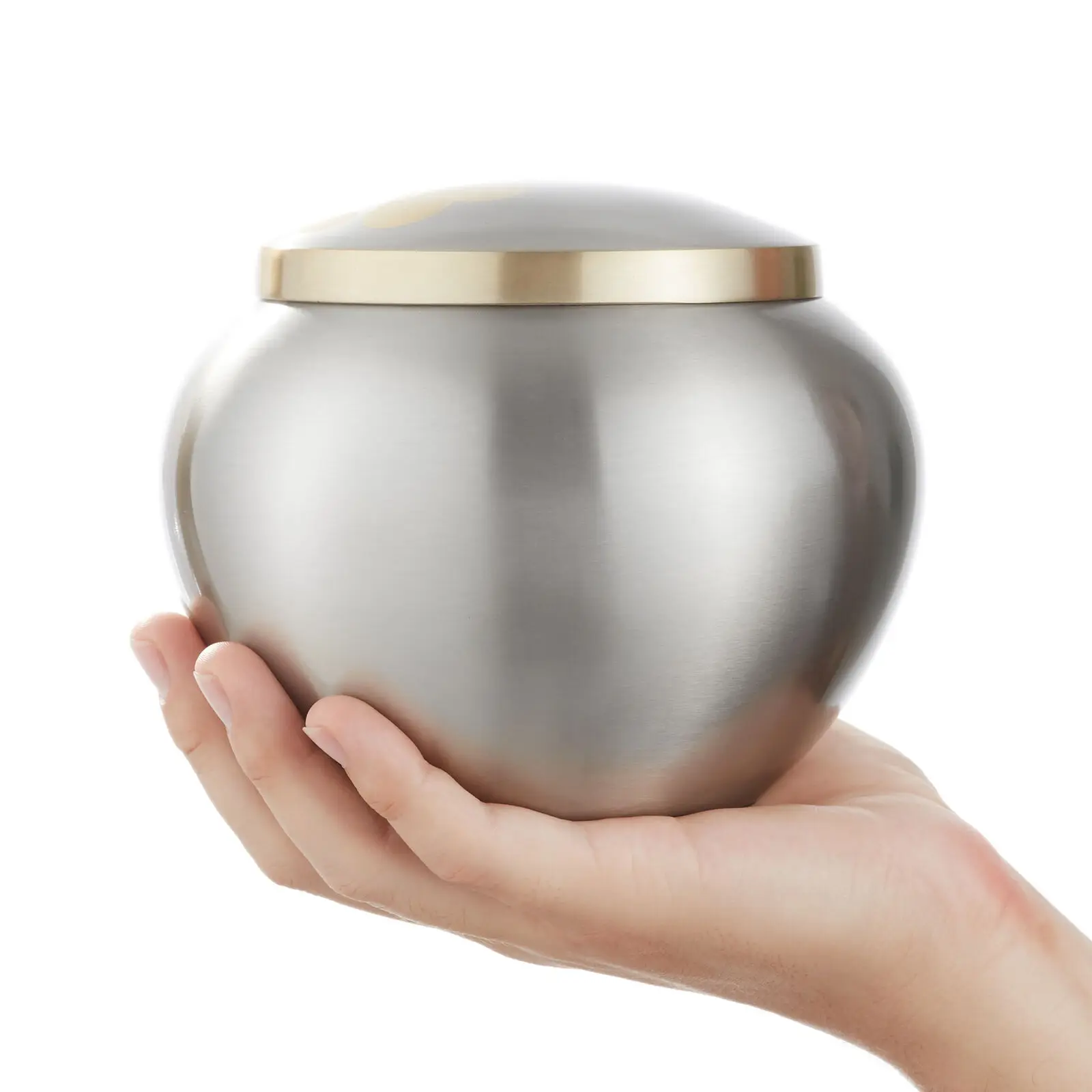 Wholesale Pet Memorial Cremation Urns for Dog and Cat Ashes Large Gold Urn up to 85 Lbs
