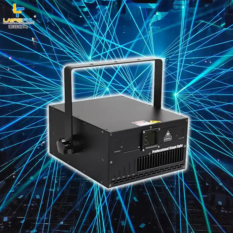 Прямая Продажа с фабрики 3D анимация лазерное шоу 10 Вт полноцветный анимационный лазерный проектор