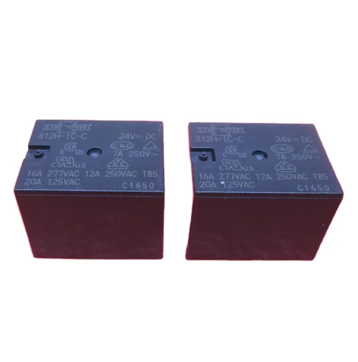NEW power 24V relay 812H-1C-C 24VDC 812H-1C-C-24VDC 812H1CC 812H 1C C 24VDC 24V DC24V 7A 250V 5PIN