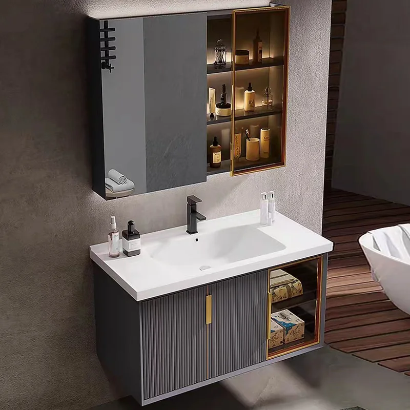 Hanging Cabinet Vanity Luxury Bathroom Furniture Factory Direct With Sink hotel bathroom vanity