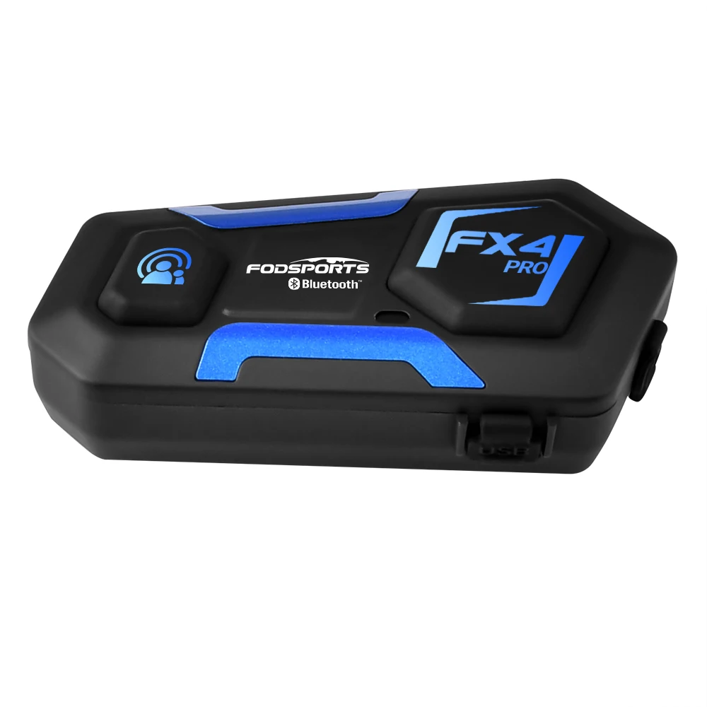Fodsports FX4 PRO 4 всадники для мотоциклетного шлема гарнитура мотоцикл группа bluetooth