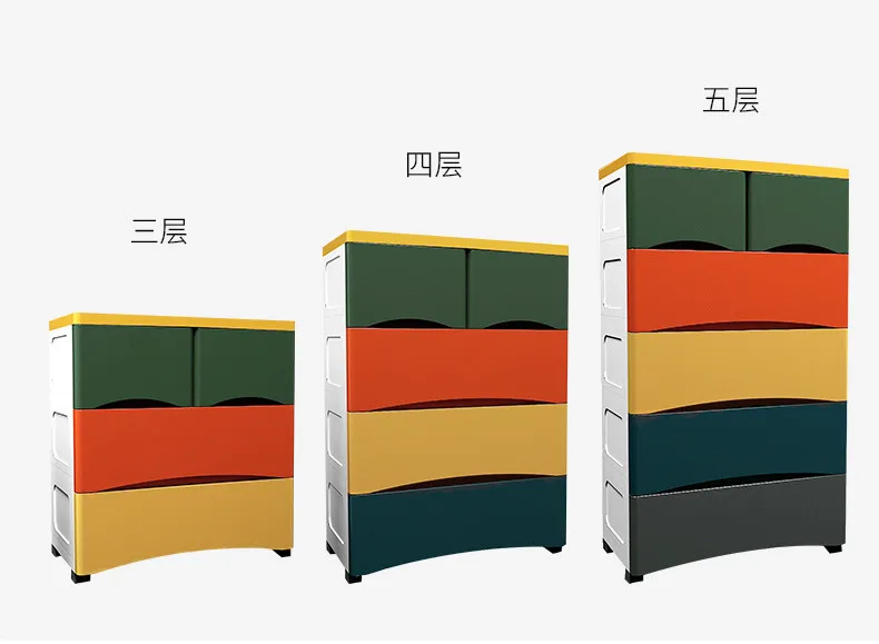 Wardrobe Storage Cabinet Cupboard Foldable Kid Organizer Baby Plastic Drawer