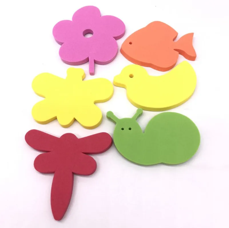 
Factory custom size shaped eva foam die cut sponge foam pad and toys products 