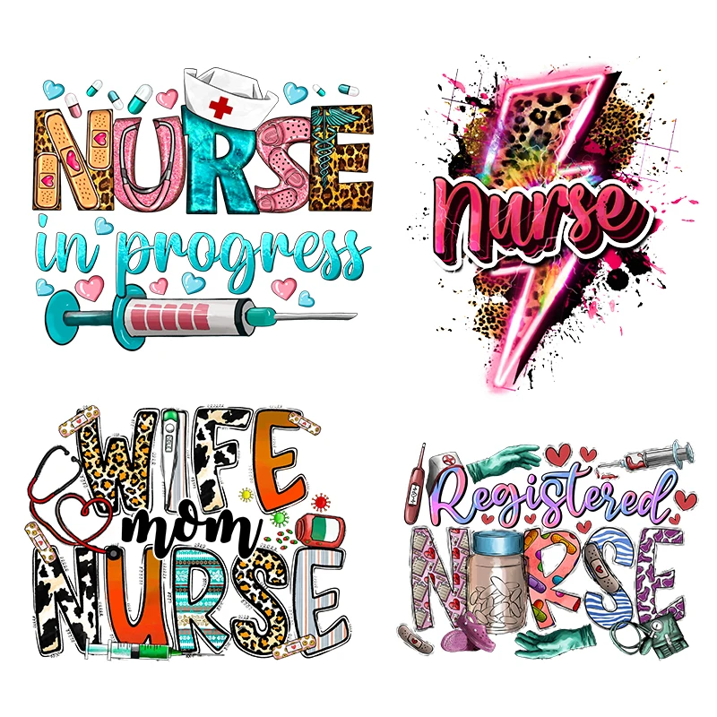 Custom LPN personality DIY pattern designs DTF Transfers Designs Ready To Press Plastisol heat transfer color images