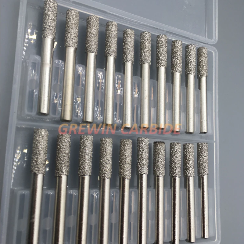 Good Quality Sintering Granite Flat Head Drill Used CNC Router Bit Diamond Engraving Bits