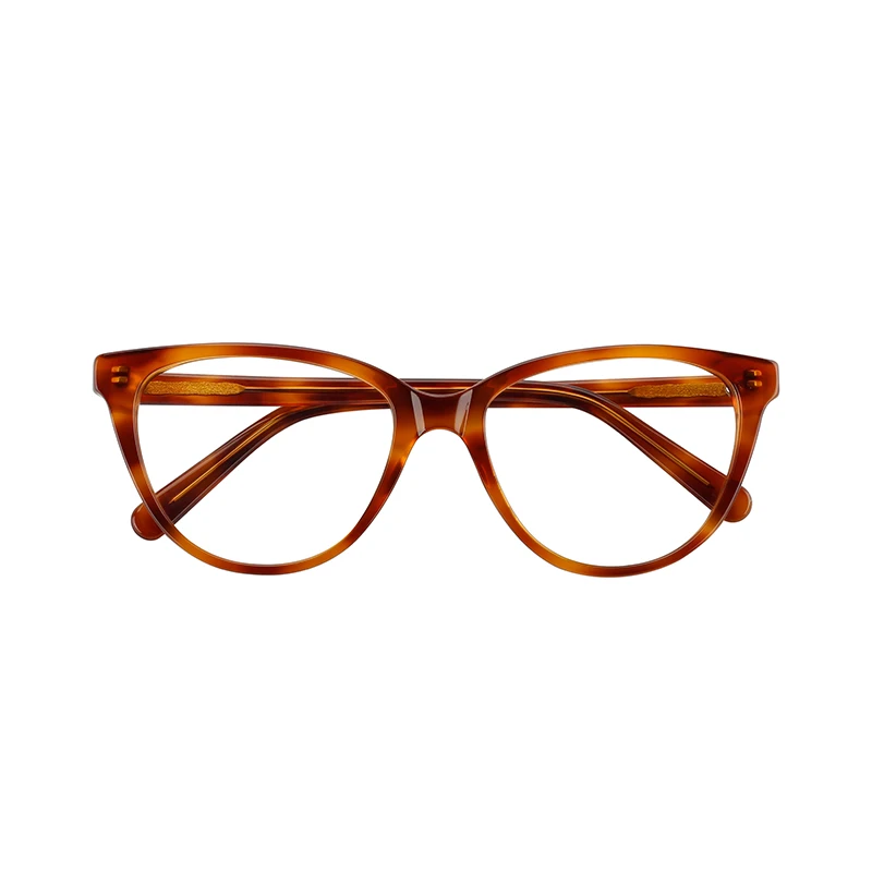 Hot Sale Brands Optical Frame Cateye Acetate Eyewear Eyeglasses