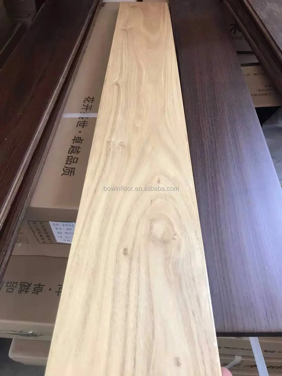 Asian teak unfinished hardwood flooring