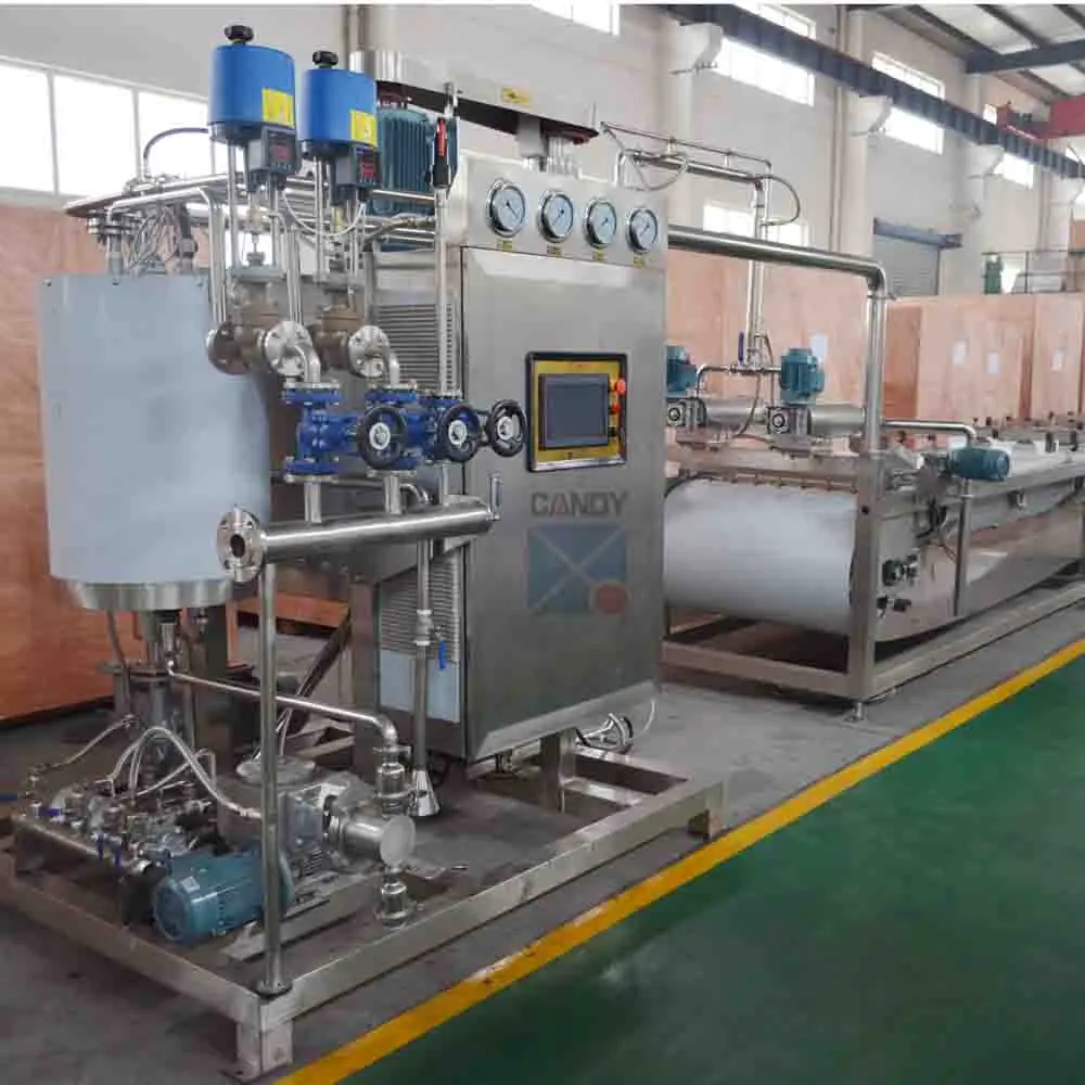China candy machine shanghai factory TY400 candy batch roller and rope sizer machine for hard candy making line