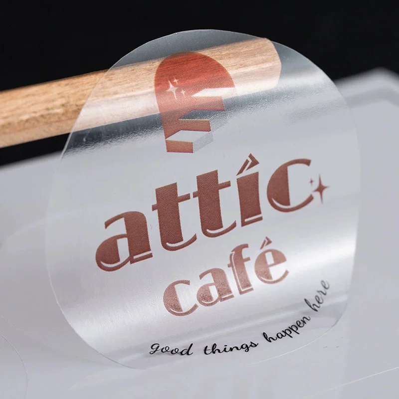 Custom Printing Brand Logo PVC Self-adhesive Die Cut Gold Silver Sticker Bottle Waterproof Stickers