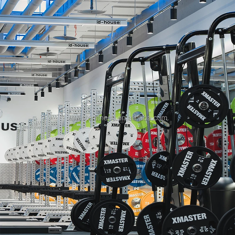 Free Weights Multi-functional Strength Training Urethane Weight Plate PU Coated Weight Plates
