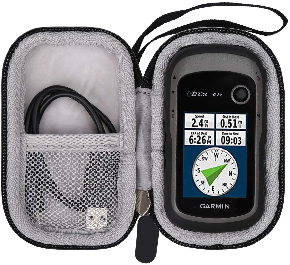 Hard Travel Storage Case for Garmin eTrex 10 / 20x / 30x Handheld GPS Navigator