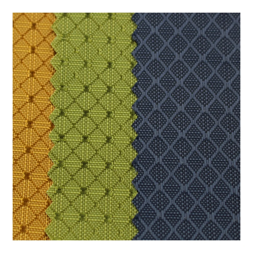 420 denier 420d diamond ripstop nylon oxford fabric with PU coated for backpack