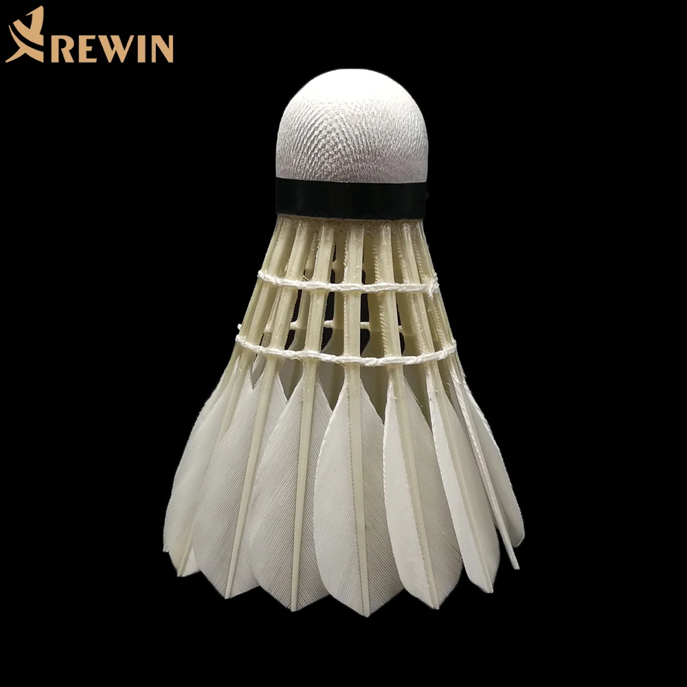 Super Quality All Round Goose Feather Badminton Shuttlecock for International Tournament