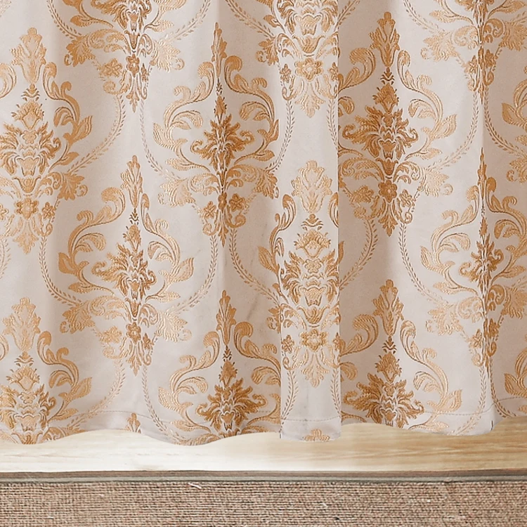 Top Quality Cortinas Decorativas Elegant Home Curtain Set For Living Room