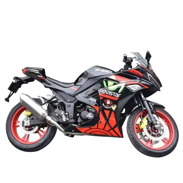 Горячая заводская цена уличный 200cc 400cc четырехтактный двухцилиндровый мотоцикл гоночный бензиновый