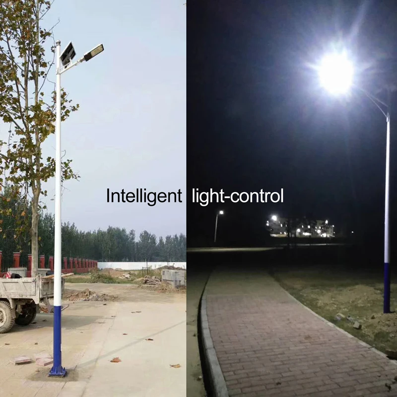 IP66 Outdoor Road Pole Lamp Integrated Solar Power LED Solar Street Light