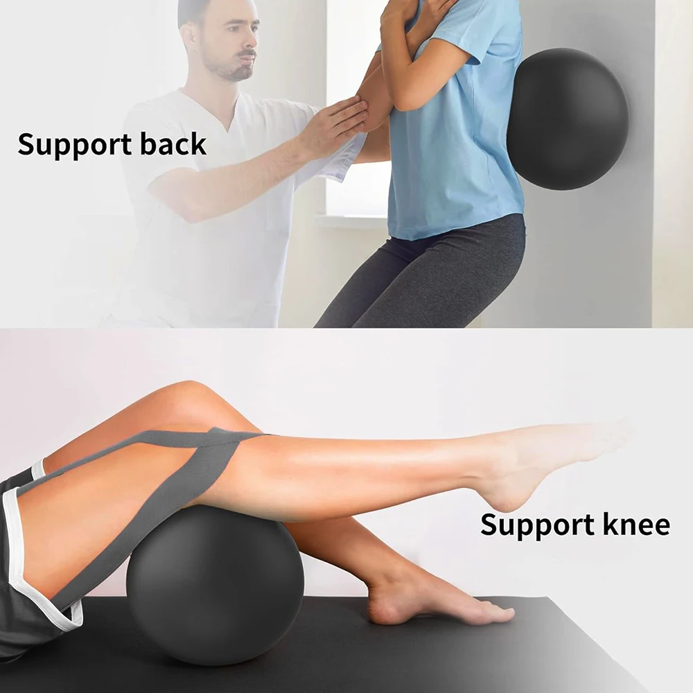 Custom Small Mini Yoga Ball 8 Inch 120g Barre Exercise Stability Workout Training Gym Anti Burst Slip Fitness Pilates Balls