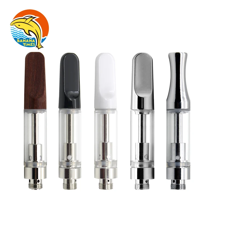 
OEM package New 510 Thread Cartridge Bananatimes 510 Glass Ceramic Coil C4 Cartridge Electric Cigarette 