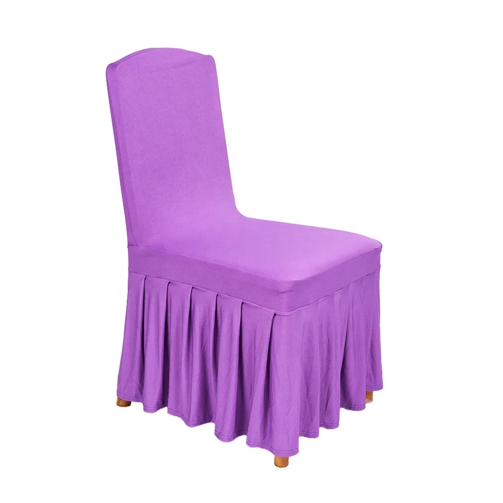 Customized Dining Chair Cover Skirts Multiple Colors Available Chair Covers for Events Banquet Chair