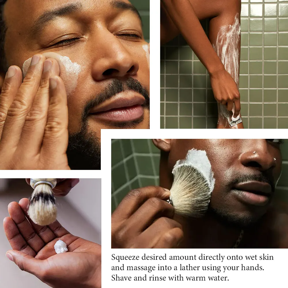 Oem Odm Sea Buckthorn Oils Hydrating Legs Underarms Irritation-Free Smooth Shaving Cream For Fights Nicks Cuts And Razor Burn