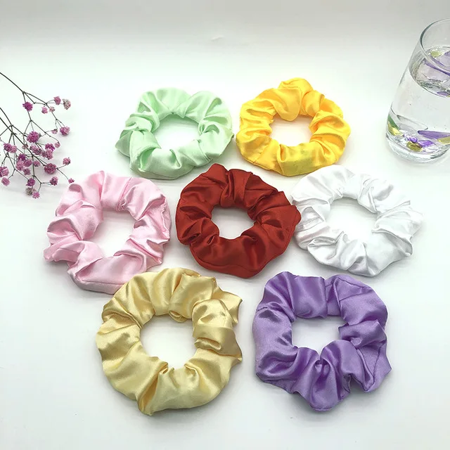 various color big size 3.5 cm super smooth hair band elastic for hair health