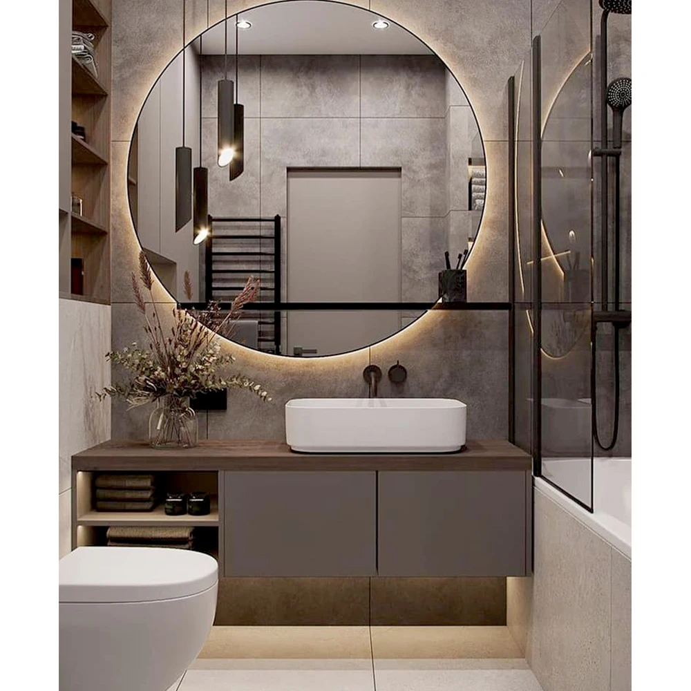 MAX.C Round Backlight Spiegel Led Intelligent Bath Mirrors Smart