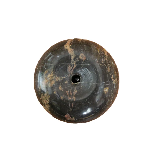 Hot sale elegant apple shape grading stone candle cup for home decoration