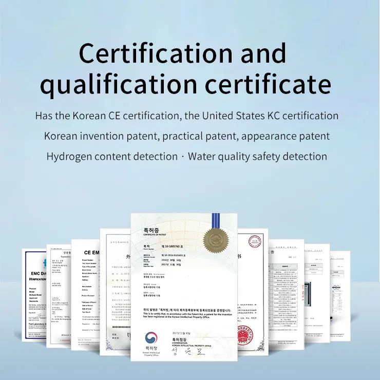 New Design Factory Portable Straw Type Hydrogen Water Bottle 450ml Multifunctional Hydrogen Water Bottle