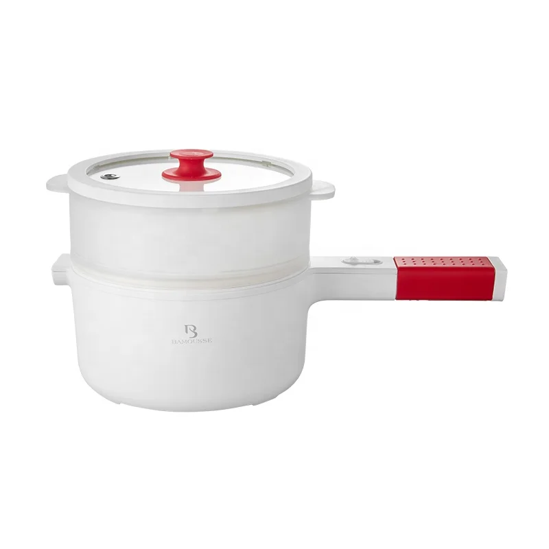 Высококачественная небольшая электрическая кастрюля л белого цвета