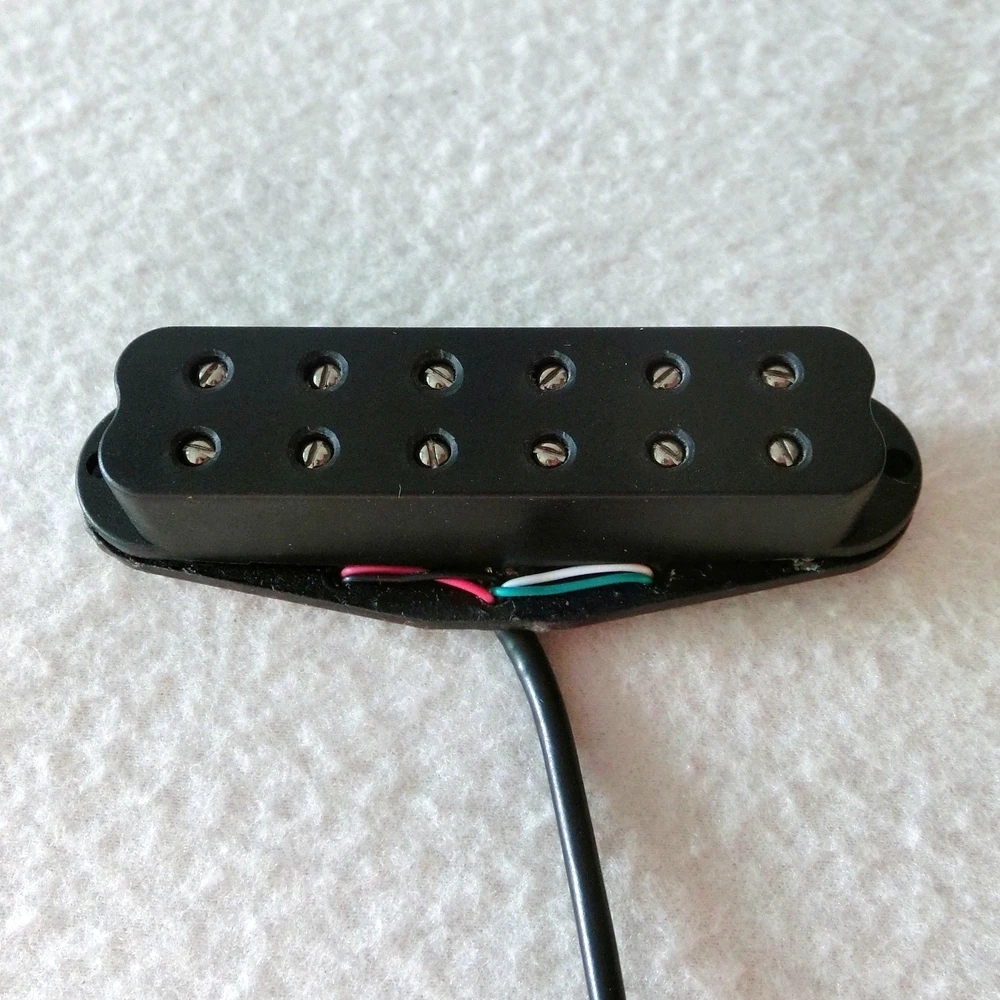 Оптовая продажа; 12 полюс винты высокой мощности двойной катушкой один звукосниматель для гитары с керамический магнит