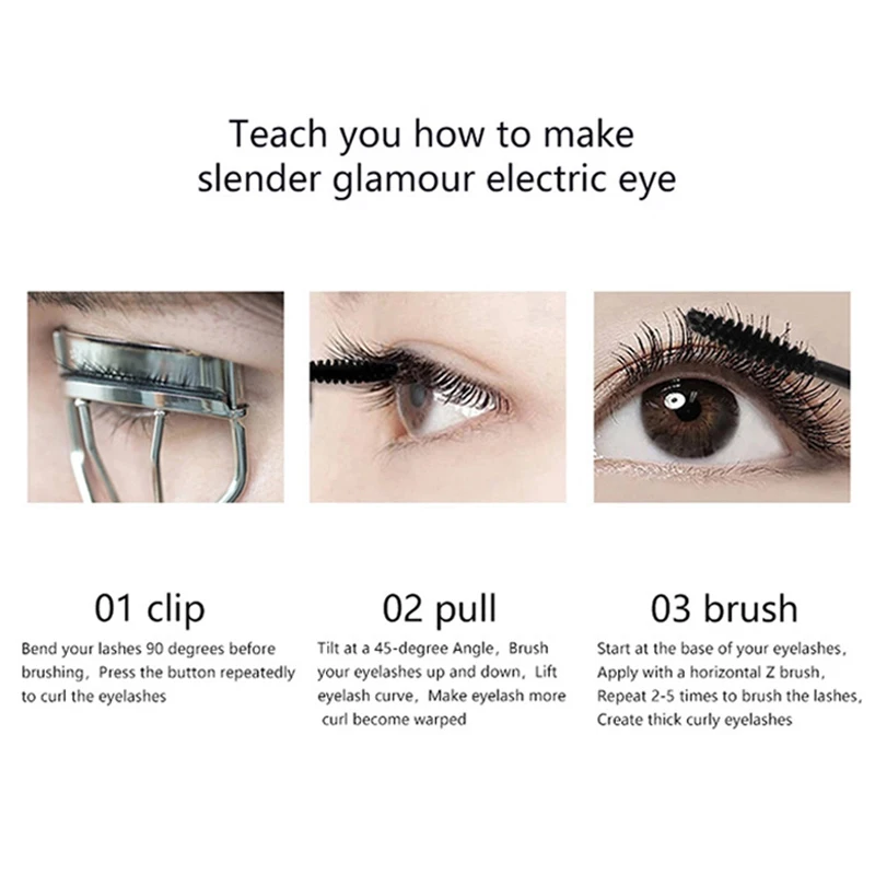 Factory Direct Sales wholesale custom logo long lasting mascara  waterproof private label fiber mascara