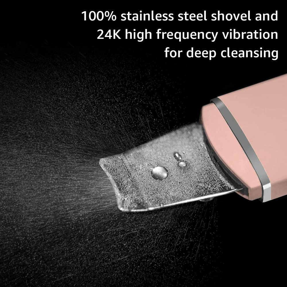 Deep Cleaning Blackhead Remover Peeling Shovel Acne Pore Cleaner Exfoliating Face Spatula Lifting Ultrasonic Skin Scrubber
