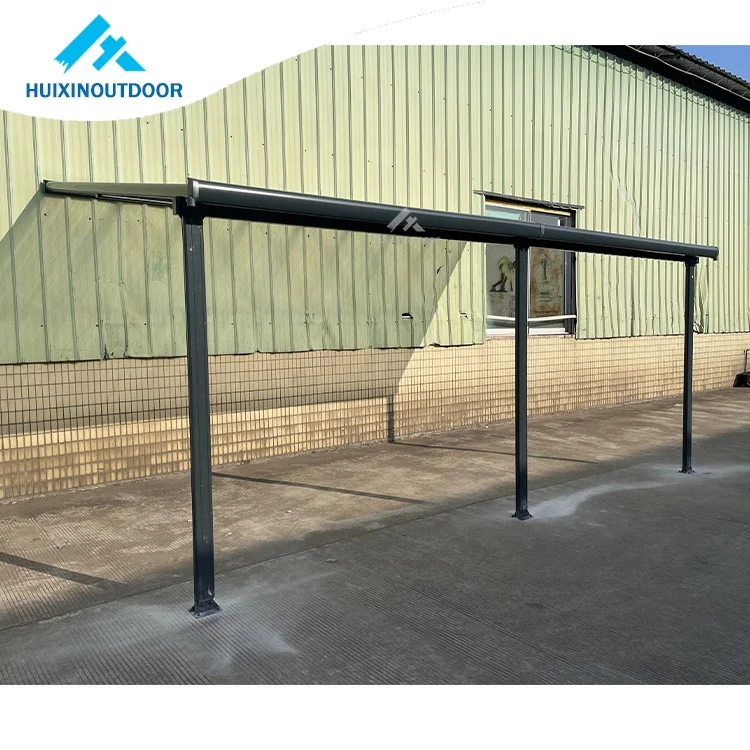 Full Kit Roofe Balcony Privacy Outdoor Cover For Shade Pergola Retractable Home Patio Canopy Awning Patio Cover