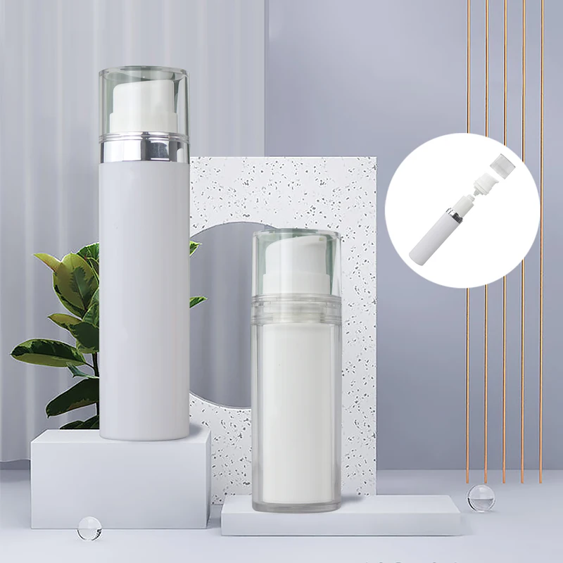 OEM ODM многоразовая Экологически чистая косметическая бутылка ПЦР безвоздушная бутылка с насосом