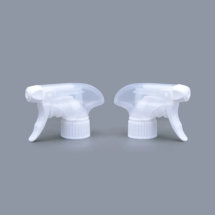Custom color clear all plastic handle 28mm trigger sprayer