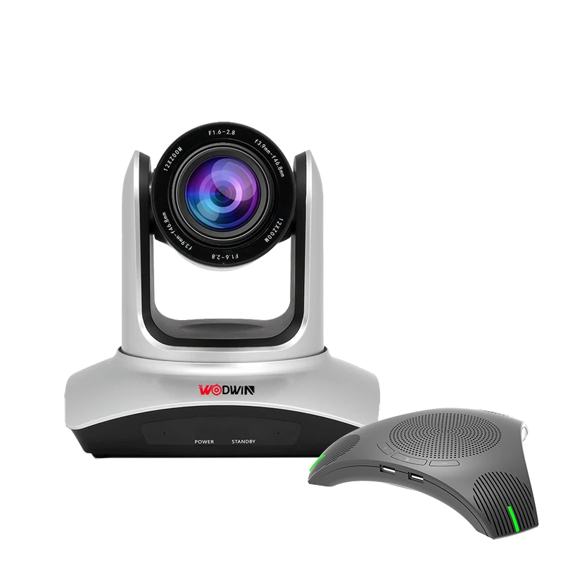 WODWIN 12X зум 72 5 градусов широкоугольная hd ptz видеокамера для видеоконференций с микрофоном акустическая система проводной микрофон